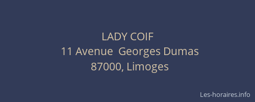 LADY COIF
