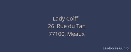Lady Coiff