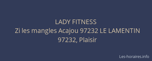 LADY FITNESS