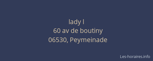 lady l