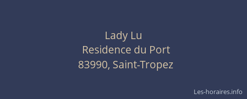 Lady Lu
