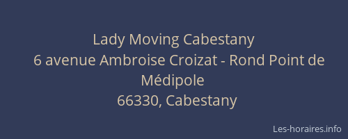 Lady Moving Cabestany