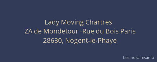 Lady Moving Chartres