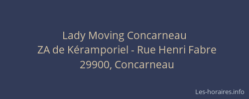 Lady Moving Concarneau