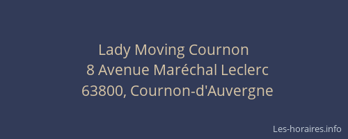Lady Moving Cournon