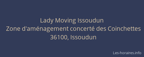 Lady Moving Issoudun