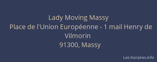 Lady Moving Massy