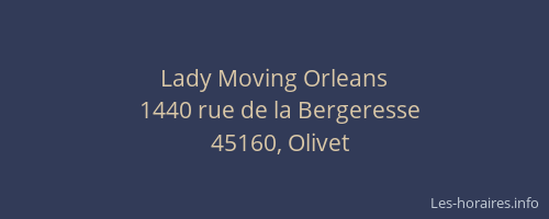 Lady Moving Orleans