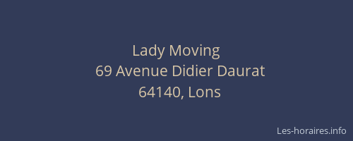 Lady Moving