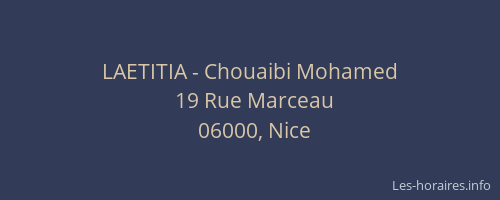 LAETITIA - Chouaibi Mohamed