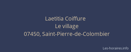 Laetitia Coiffure