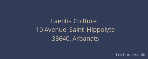 Laetitia Coiffure