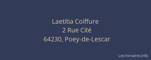 Laetitia Coiffure
