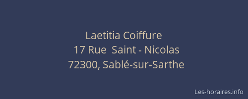 Laetitia Coiffure