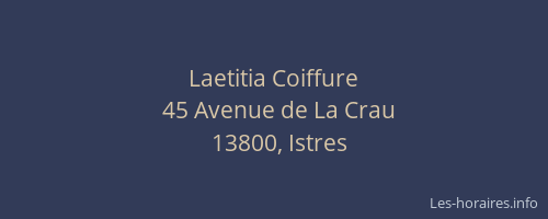 Laetitia Coiffure