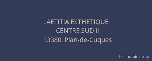 LAETITIA ESTHETIQUE