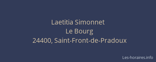 Laetitia Simonnet
