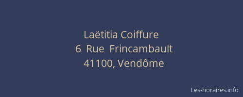 La&euml;titia Coiffure