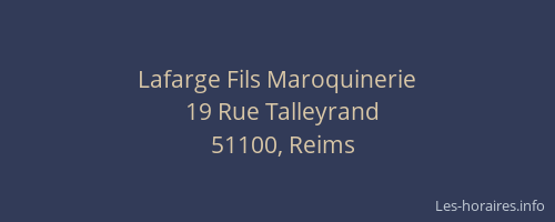 Lafarge Fils Maroquinerie