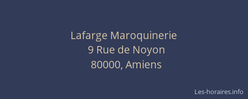 Lafarge Maroquinerie