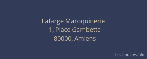 Lafarge Maroquinerie