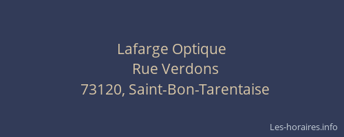 Lafarge Optique