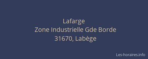 Lafarge