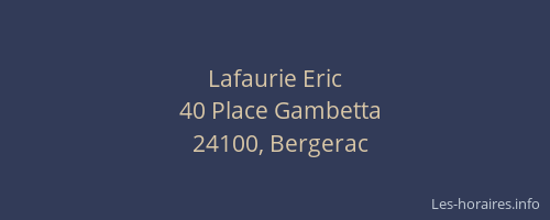 Lafaurie Eric