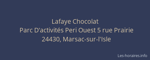 Lafaye Chocolat