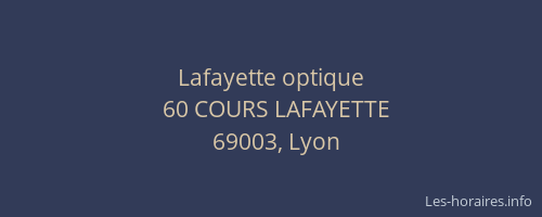 Lafayette optique