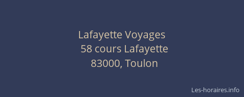 Lafayette Voyages