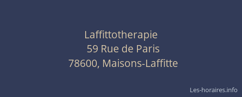 Laffittotherapie