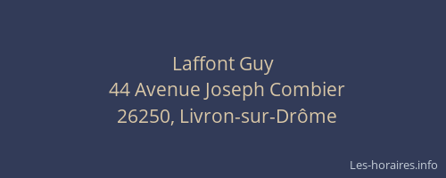 Laffont Guy