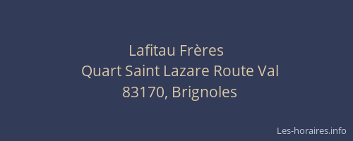 Lafitau Frères