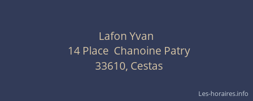 Lafon Yvan