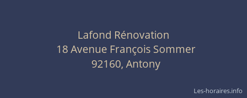 Lafond Rénovation