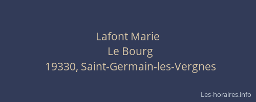 Lafont Marie
