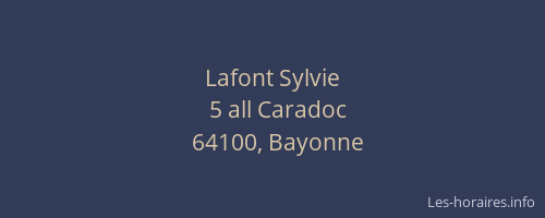 Lafont Sylvie