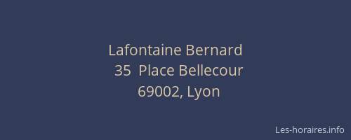 Lafontaine Bernard