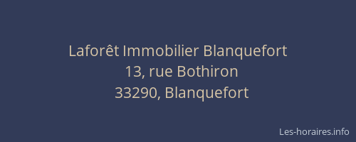 Laforêt Immobilier Blanquefort