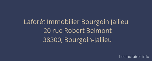 Lafor&ecirc;t Immobilier Bourgoin Jallieu