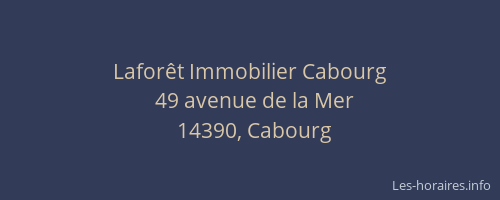 Laforêt Immobilier Cabourg