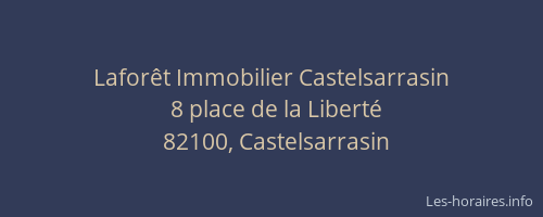 Lafor&ecirc;t Immobilier Castelsarrasin