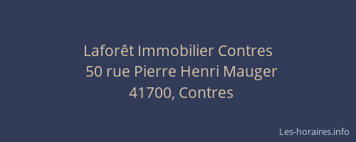 Lafor&ecirc;t Immobilier Contres