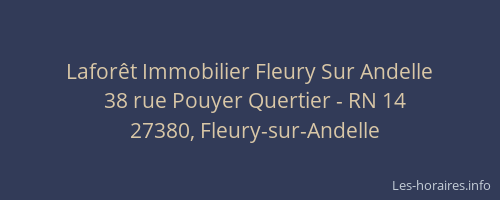 Laforêt Immobilier Fleury Sur Andelle