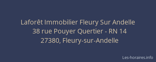Lafor&ecirc;t Immobilier Fleury Sur Andelle