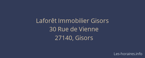 Lafor&ecirc;t Immobilier Gisors