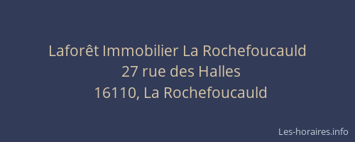 Laforêt Immobilier La Rochefoucauld