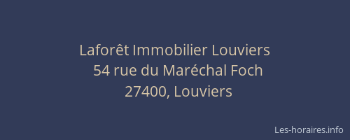 Lafor&ecirc;t Immobilier Louviers