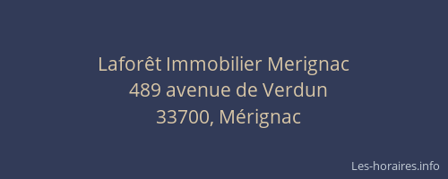 Laforêt Immobilier Merignac